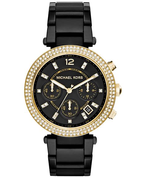 michael kors watches black women.